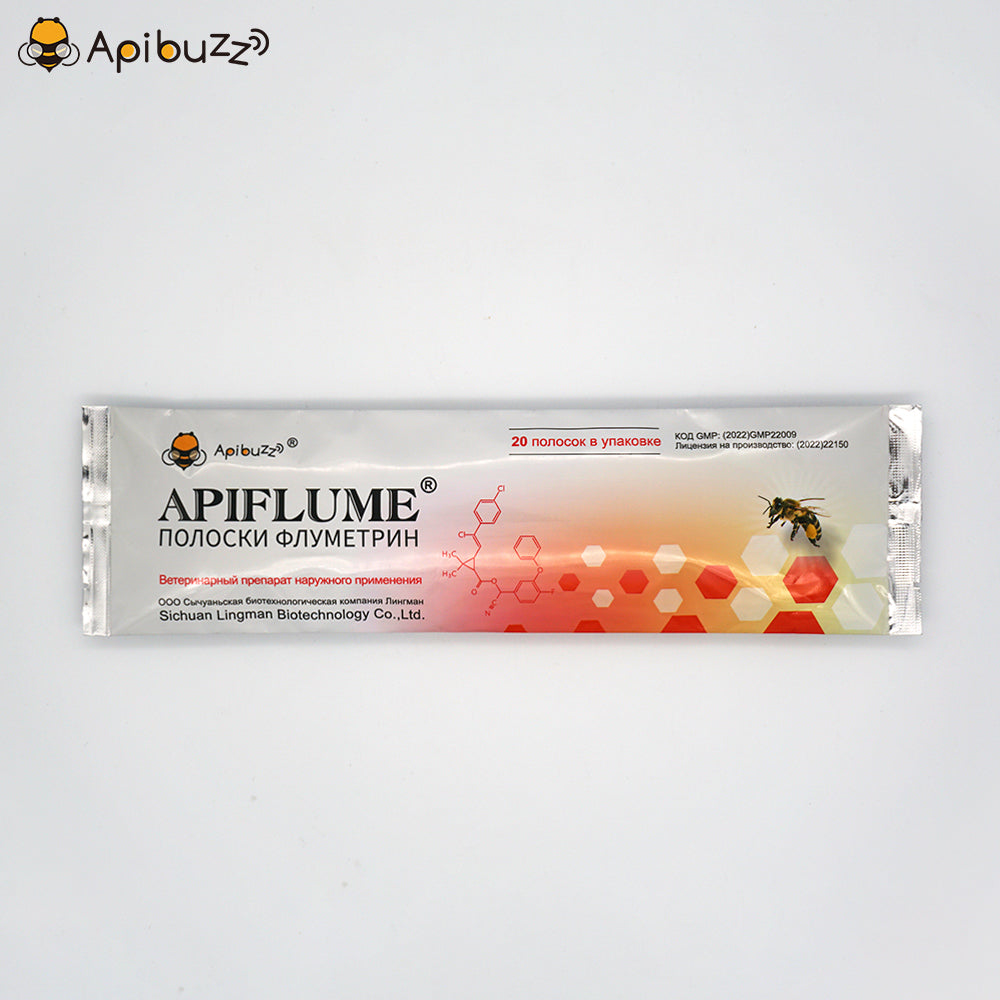 APIFLUME Varroa Mite Strips | 20-Unit Pack