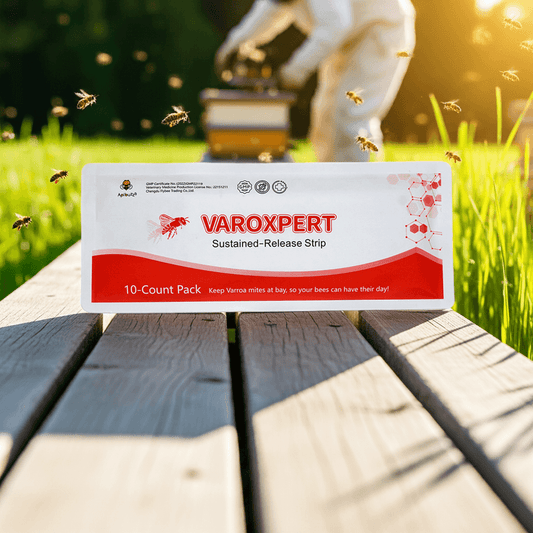 VAROXPERT Slow-Release Amitraz Varroa Strips for Bees
