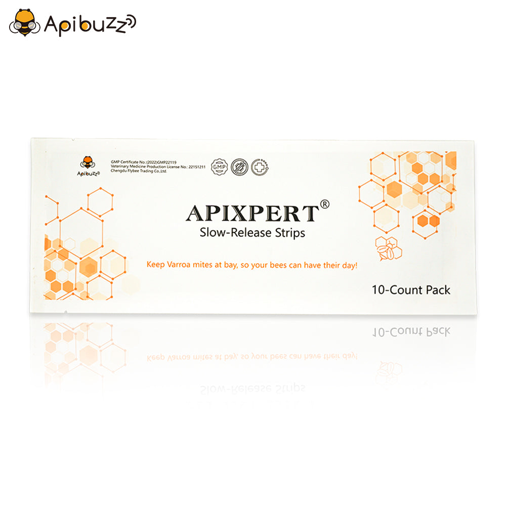 APIXPERT slow-release flumethrin varroa strips for bees