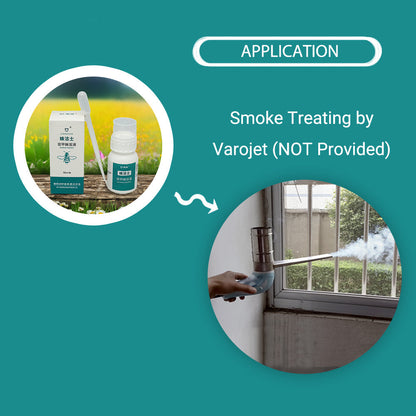 Smoke application method by Varrojet for LINGMAN 12.5% EC amitraz acaricide​ - apiary supplies
