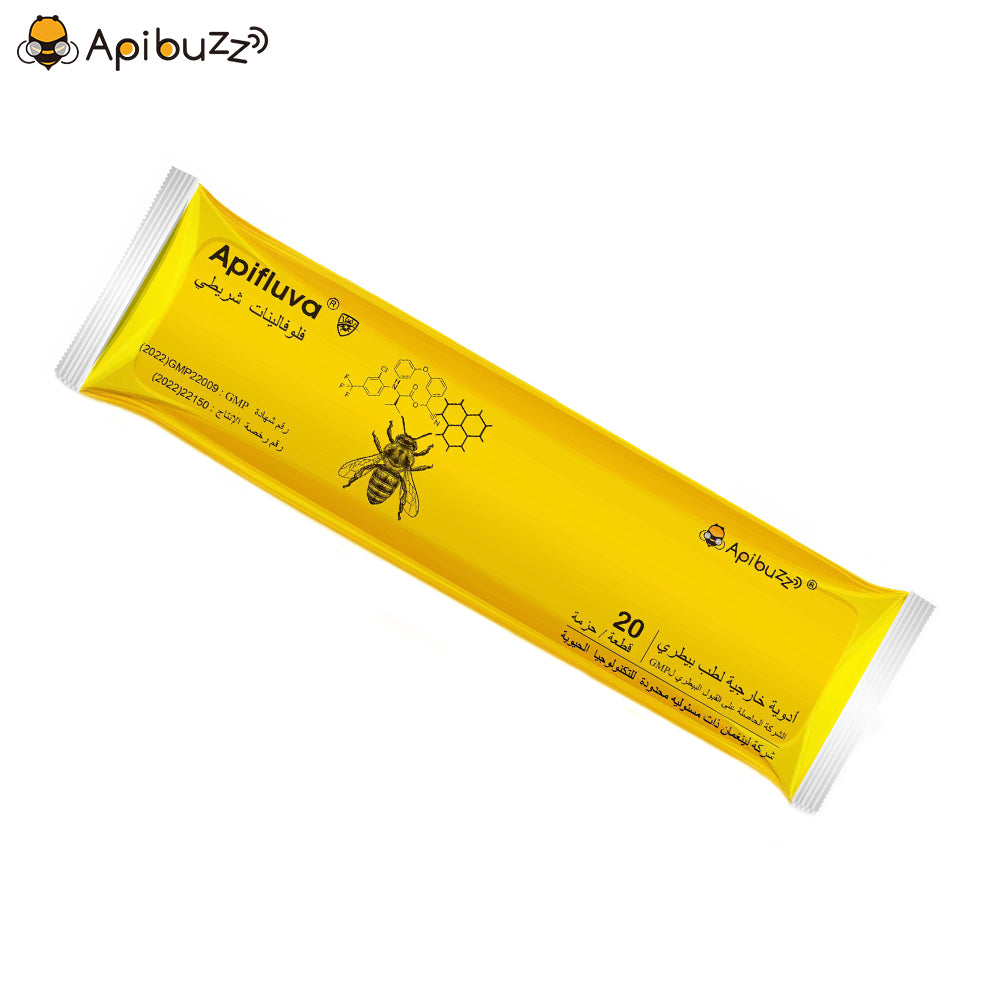 apifluva arabic fluvalinate strip - beekeeping supplies online
