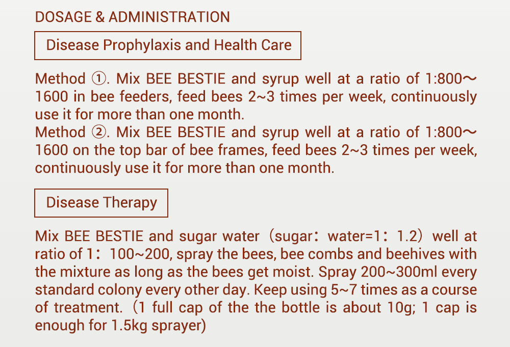 BEE-BESTIE - Microbial Honey Bee Food Supplements