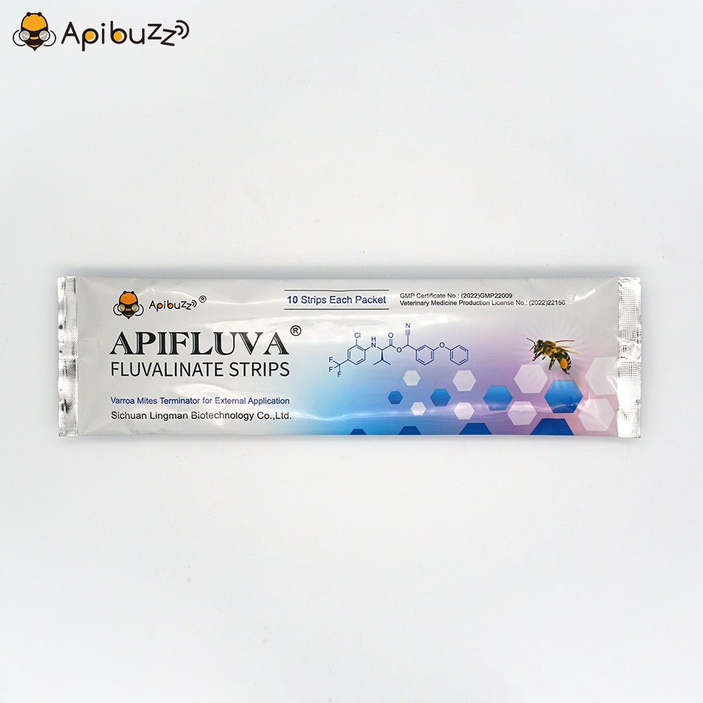 APIFLUVA Bee Mite Strips | 10-Count Pack
