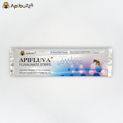 APIFLUVA Bee Mite Strips | 10-Count Pack